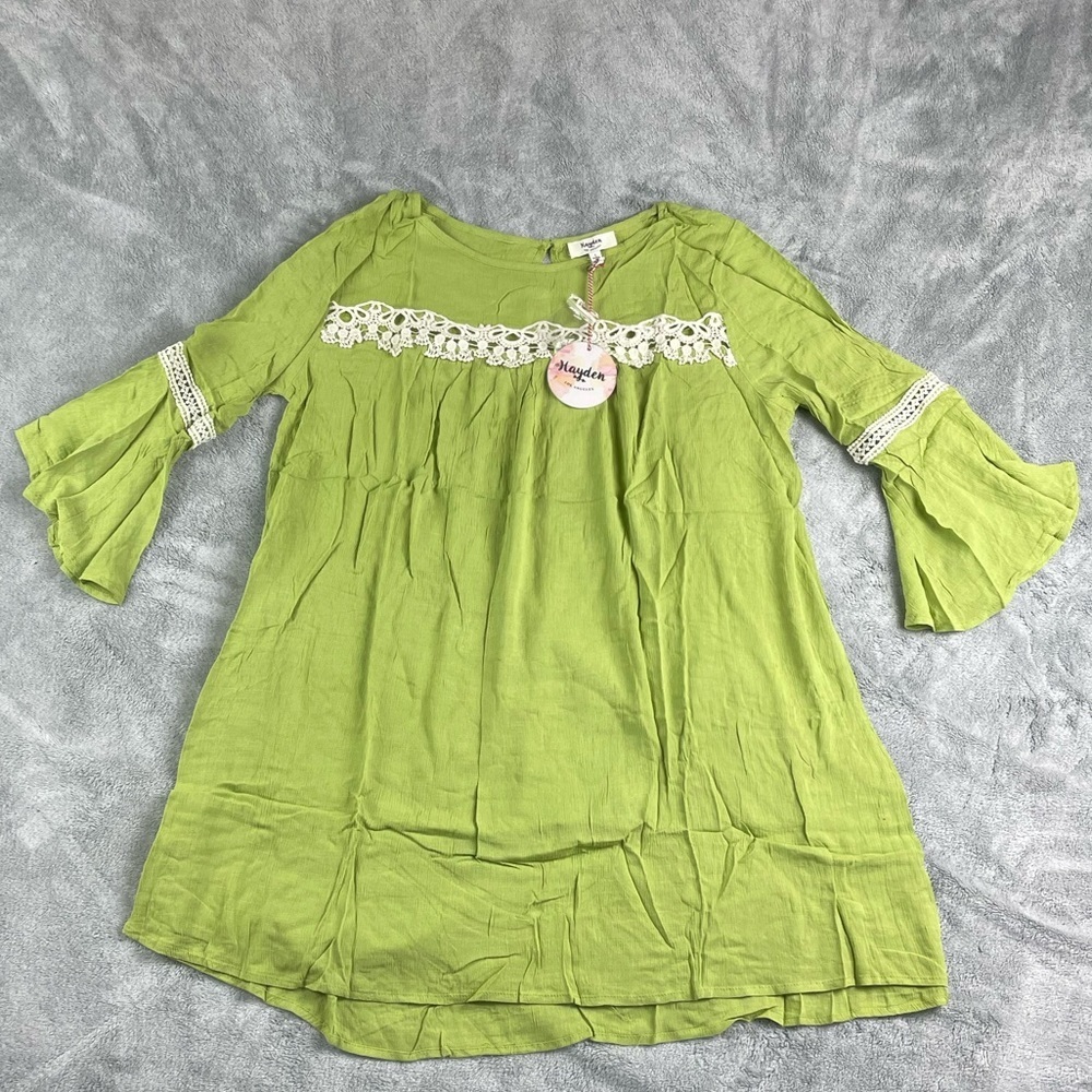 NWT Hayden crinkled cotton blend material boho style mini dress or tunic